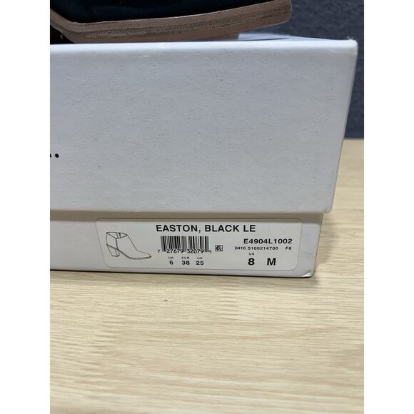 Vince. Easton Black Nubuck Pointed Toe Heel Ankle Booties Womens Size 8M - Picture 10 of 12